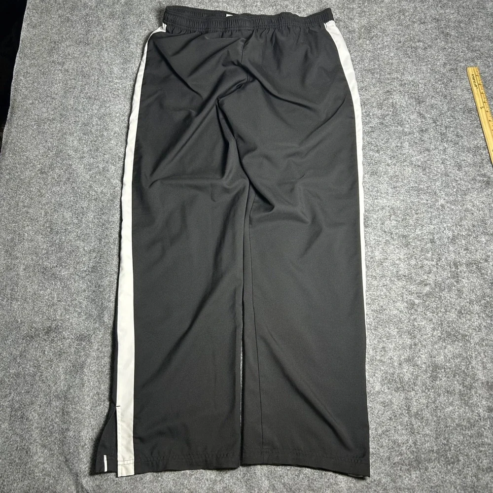 Nike Black White Stripe Track Pants Baggy Y2K Skater Retro Size XL Boys S/M